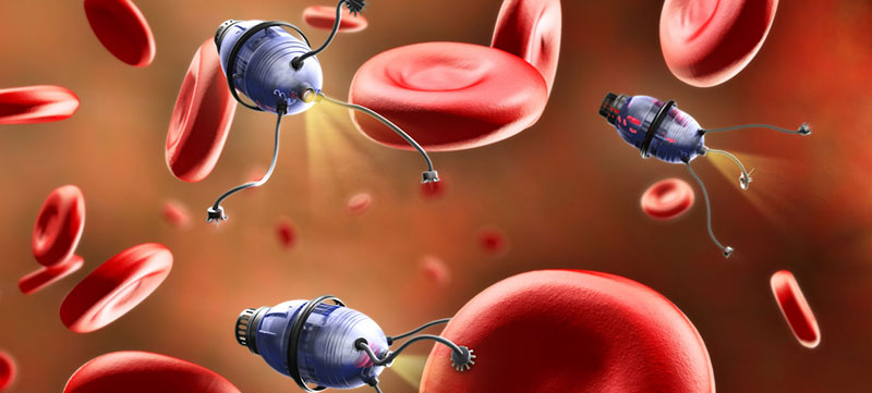 Microscopic humanoid cell robot