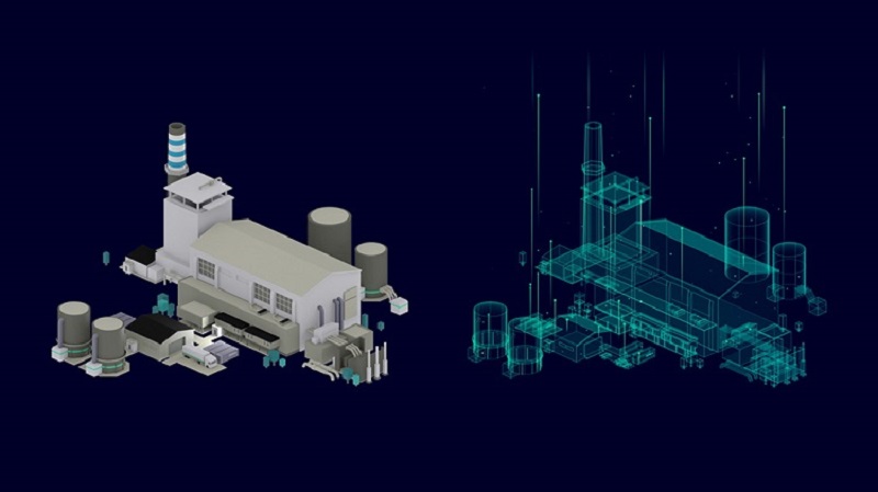 Digital twin factory dual