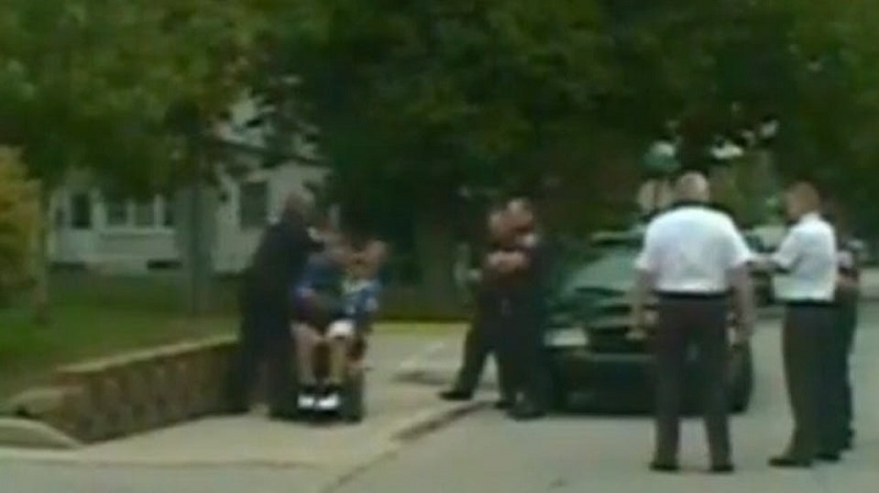 Wheelchair cop