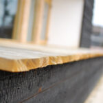Charred wood