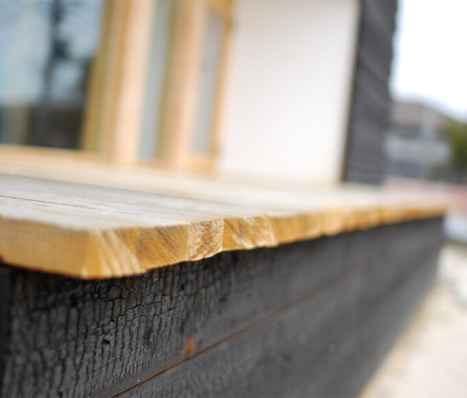 Charred wood