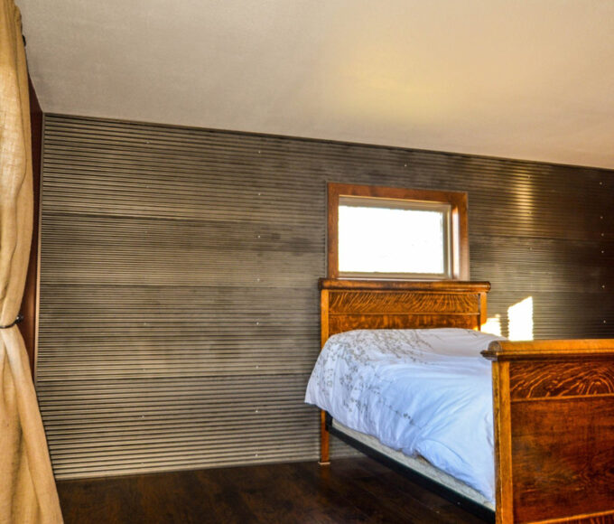 Interior metal wall panel