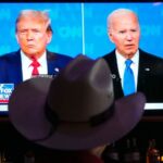 People watching the first debate