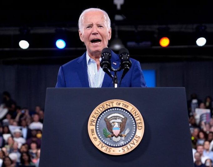 Biden spoke on the 28th