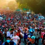 Caravan of immigrants