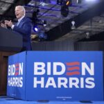 President Joe Biden attends campaign rally