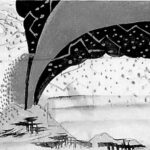 Asama volcano in Japan