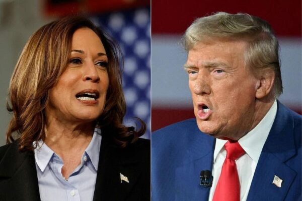 Harris and Trump