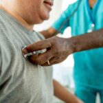 Doctors listen to the heart