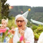 Happy moments for the elderly