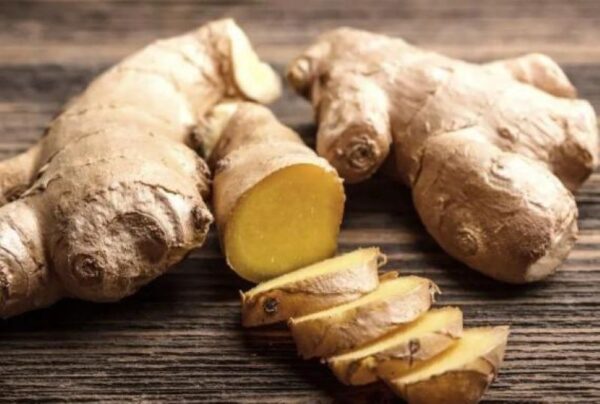 Sliced ginger