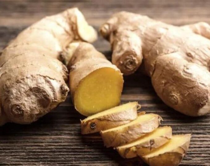 Sliced ginger