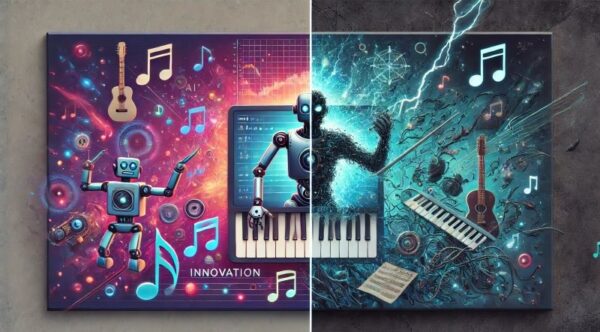 AI has both good and bad effects on the music industry