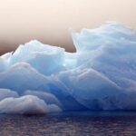 The world's largest iceberg drifts through the Southern Ocean.