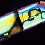 A zircon crystal under the microscope