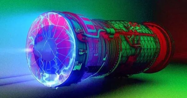 Researchers have developed a prototype jet engine powered by microwave air plasmas, offering thrust without fossil fuels