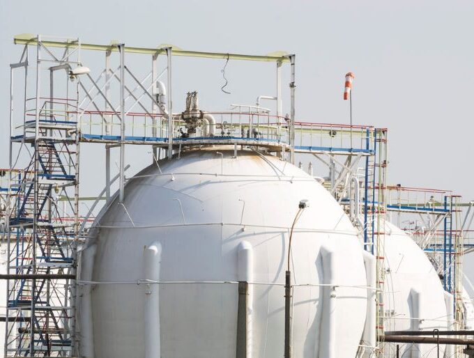 LPG storage tank