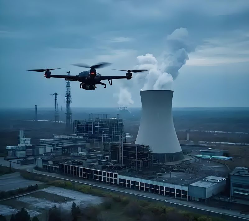 Drones hit chernobyl nuclear power plant
