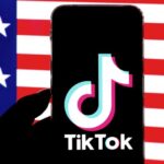 Tiktok phone american flag