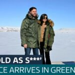Vance arrives in greenland