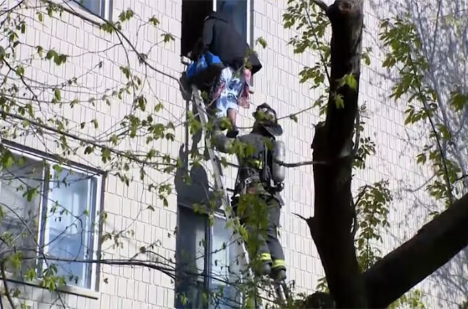 Apartment fire