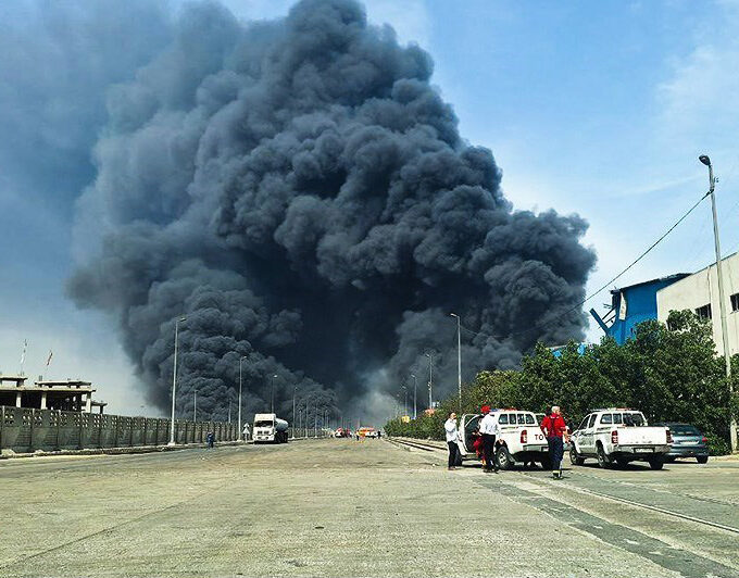 Shahid Rajaee port explosion