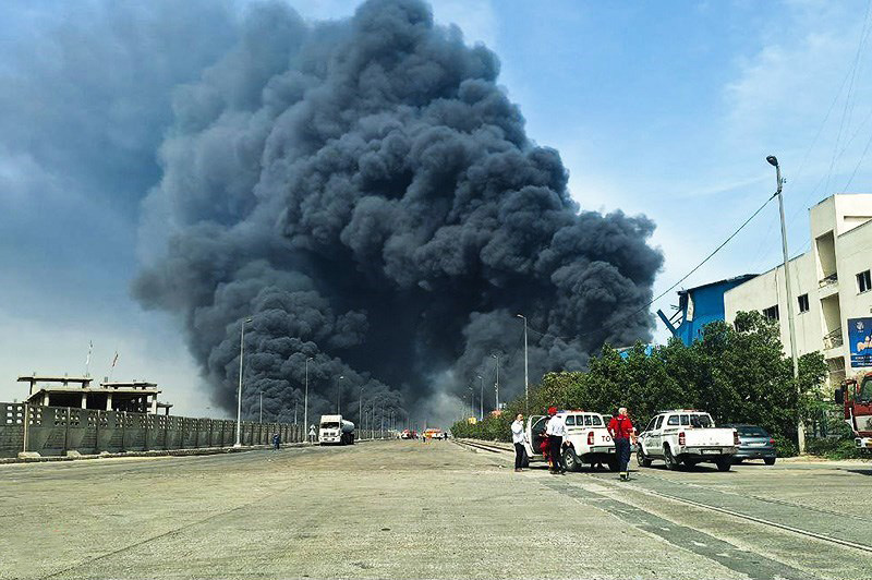 Shahid Rajaee port explosion