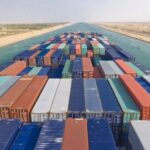 Suez Canal container ship