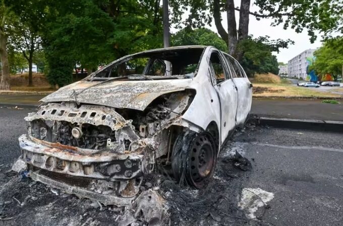 Burned Vehicle