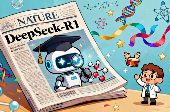 DeepSeek-R1 graces Nature cover