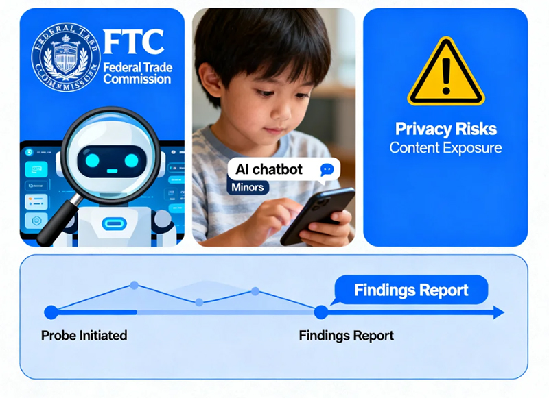 FTC launches probe into AI chatbots' risks to minors
