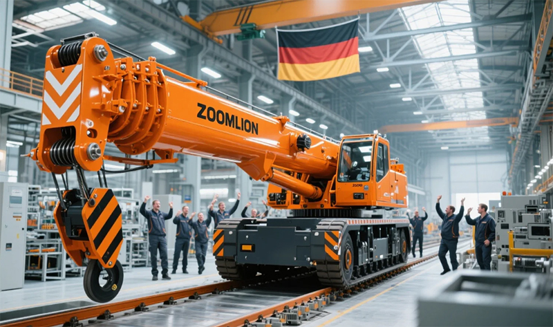 First crane rolls off Zoomlion Germany Line