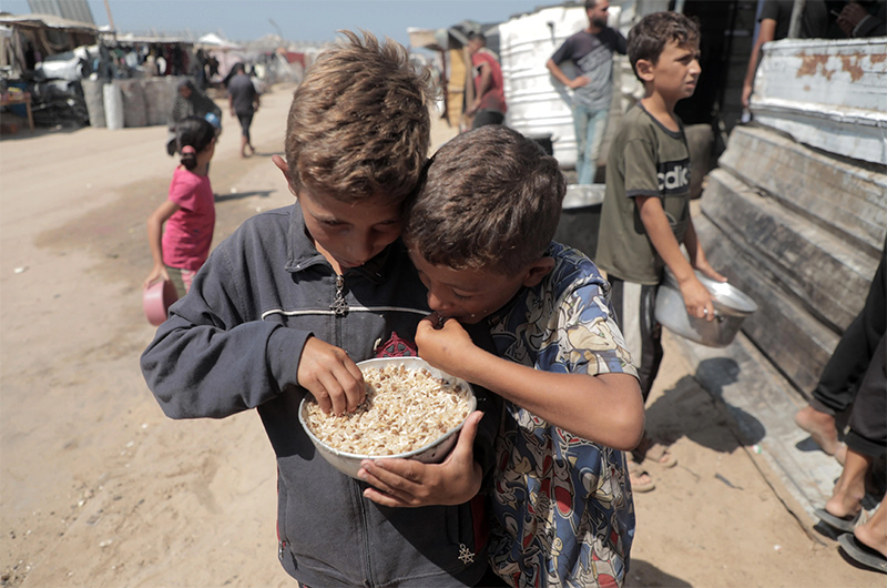 Gaza refugee children