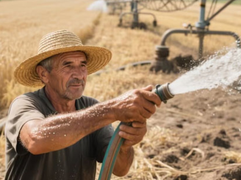 Irrigate farmland