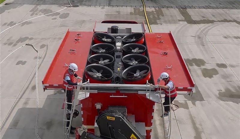 New fire fighting drone