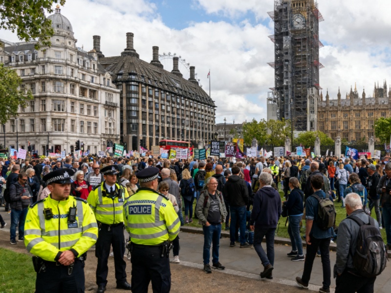 Parade in London