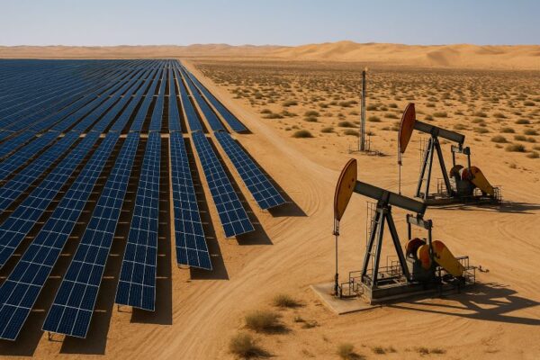 Photovoltaic power stations and traditional oil