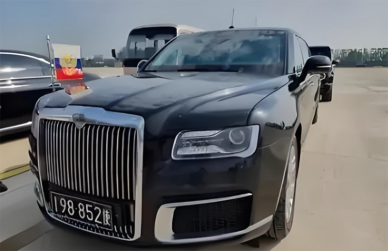 Putin's special car to China
