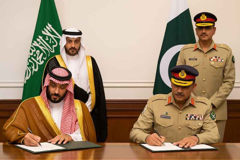 Saudi Srabia and Pakistan sign joint defense agreement