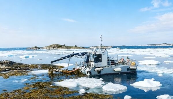 Ships engaged in seaweed