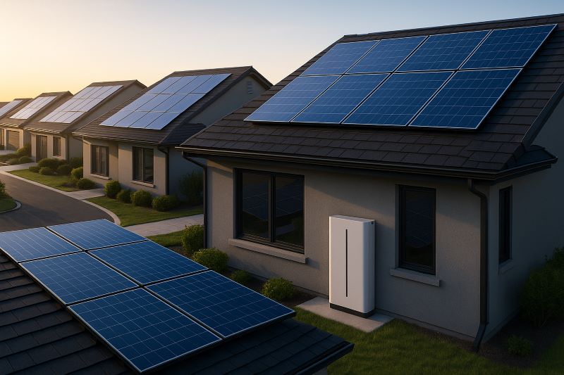 Solar rooftops
