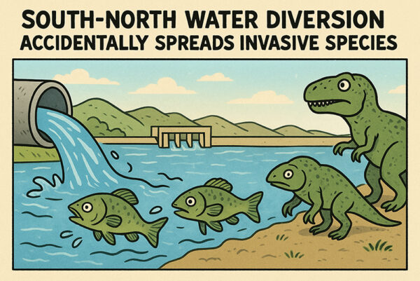 South north water diversion accidentally spread invasive species