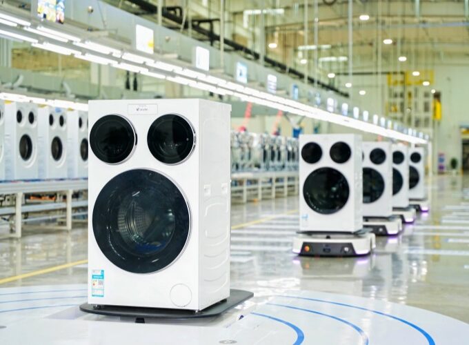 The washing machine manufacturing plant