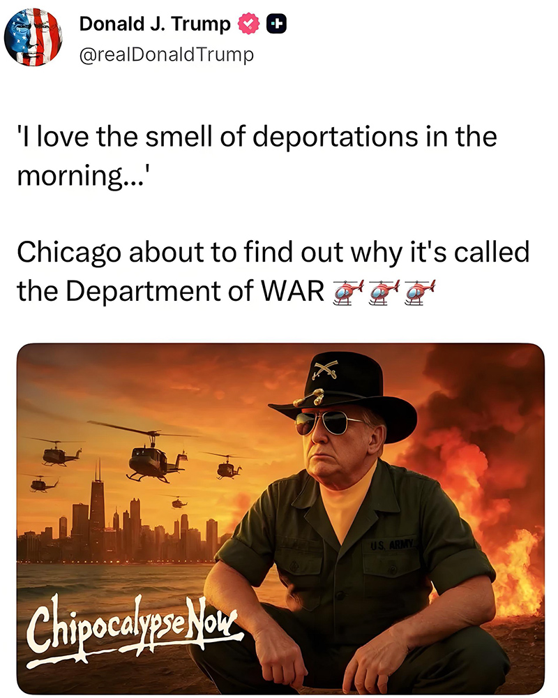 Trump threatens Chicago