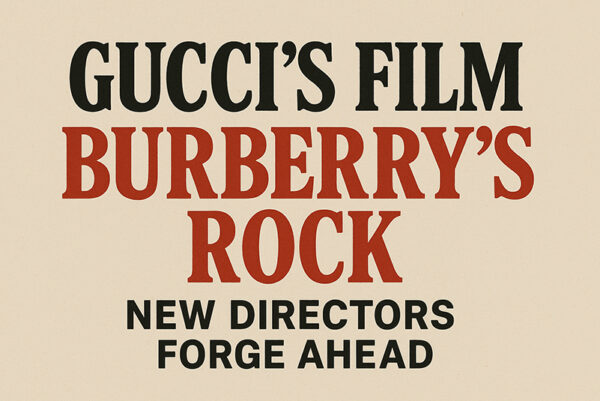 GUCCI's film Burberry's rock