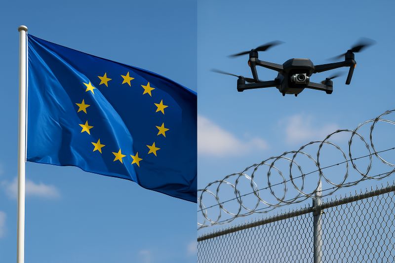EU high-tech drone border defense