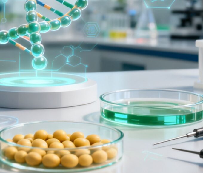 Genetically modified soybeans