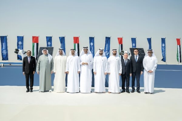 Group photo before project