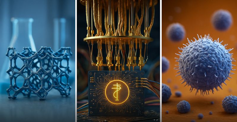 Materials, quantum, and immunity