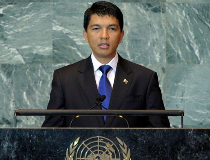 President of Madagascar Andry Rajoelina